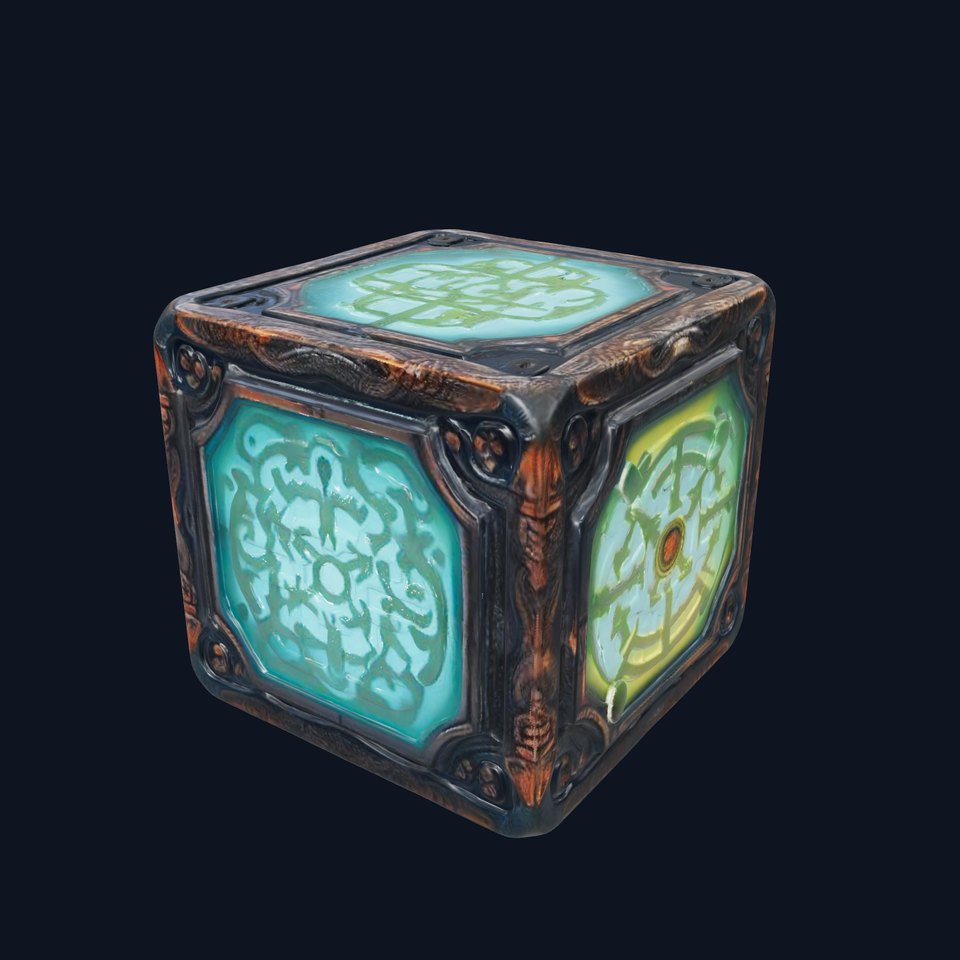 Mystical Artefact Cube Model Pack viewer poster