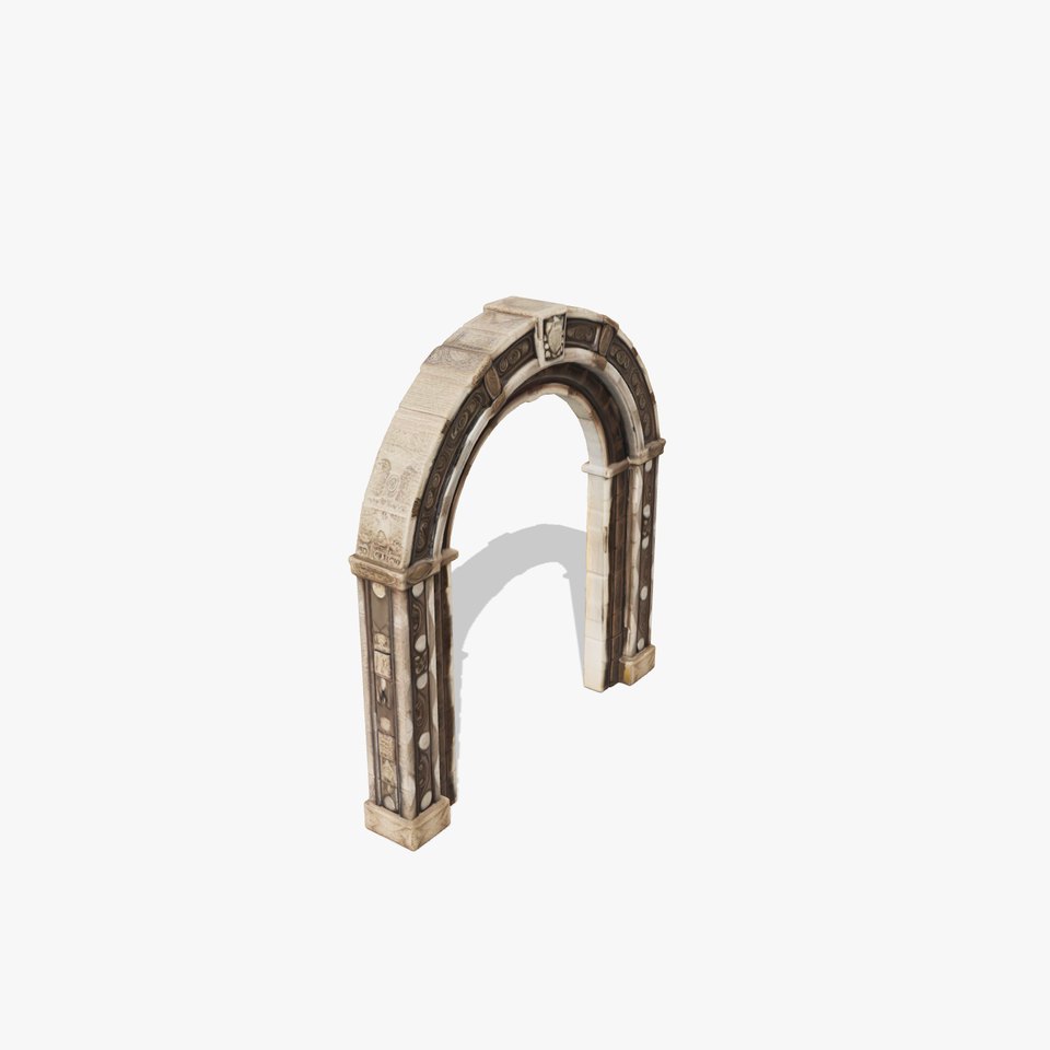 Ornate Archway D Model Pack viewer poster