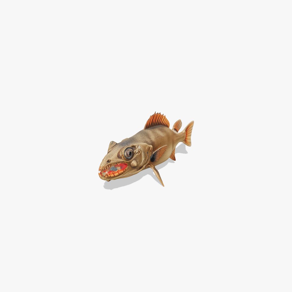 Prehistoric Fish Creature Model Pack viewer poster