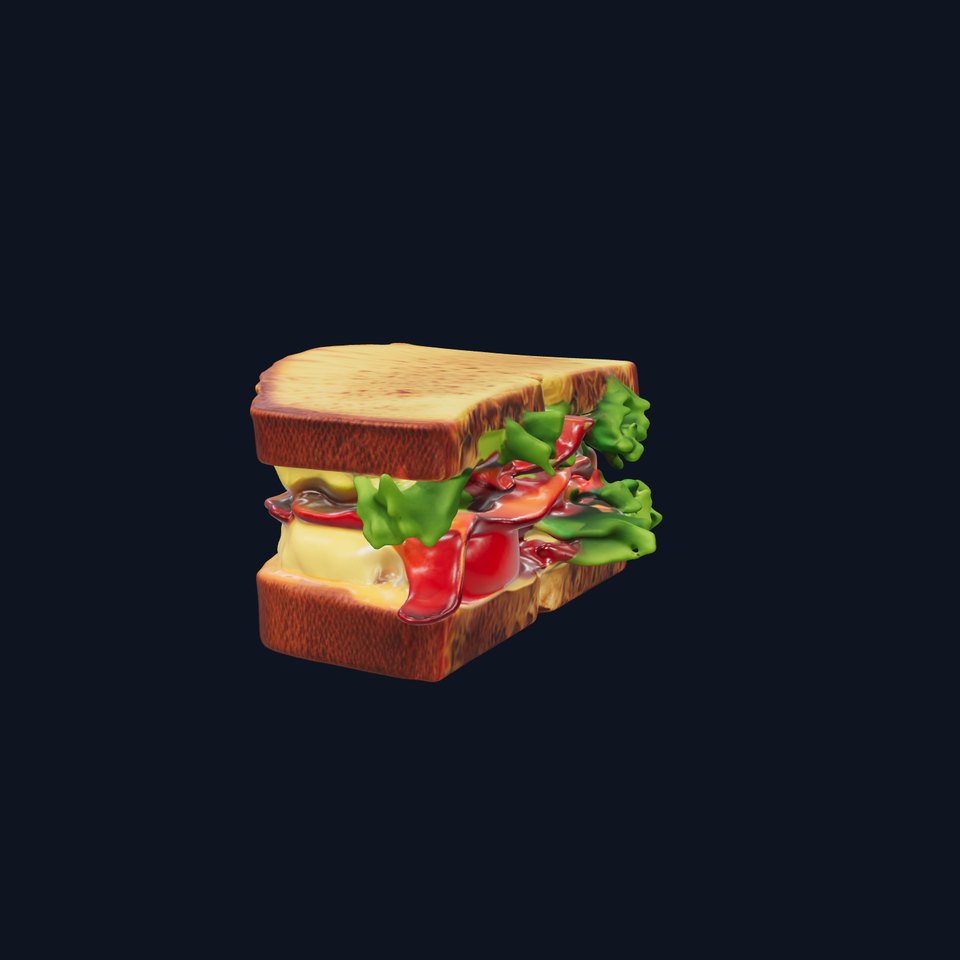 Realistic Sandwich Model Pack viewer poster