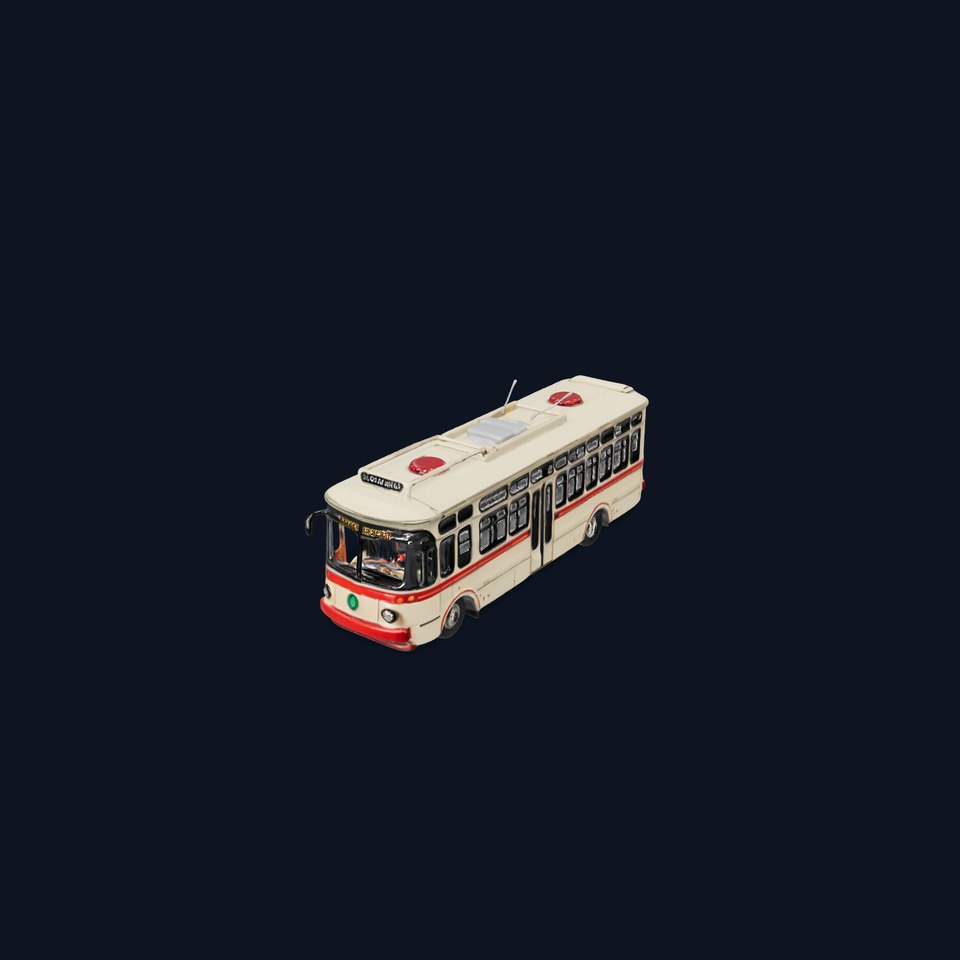 Vintage Trolleybus Model Pack for Urban Environments viewer poster