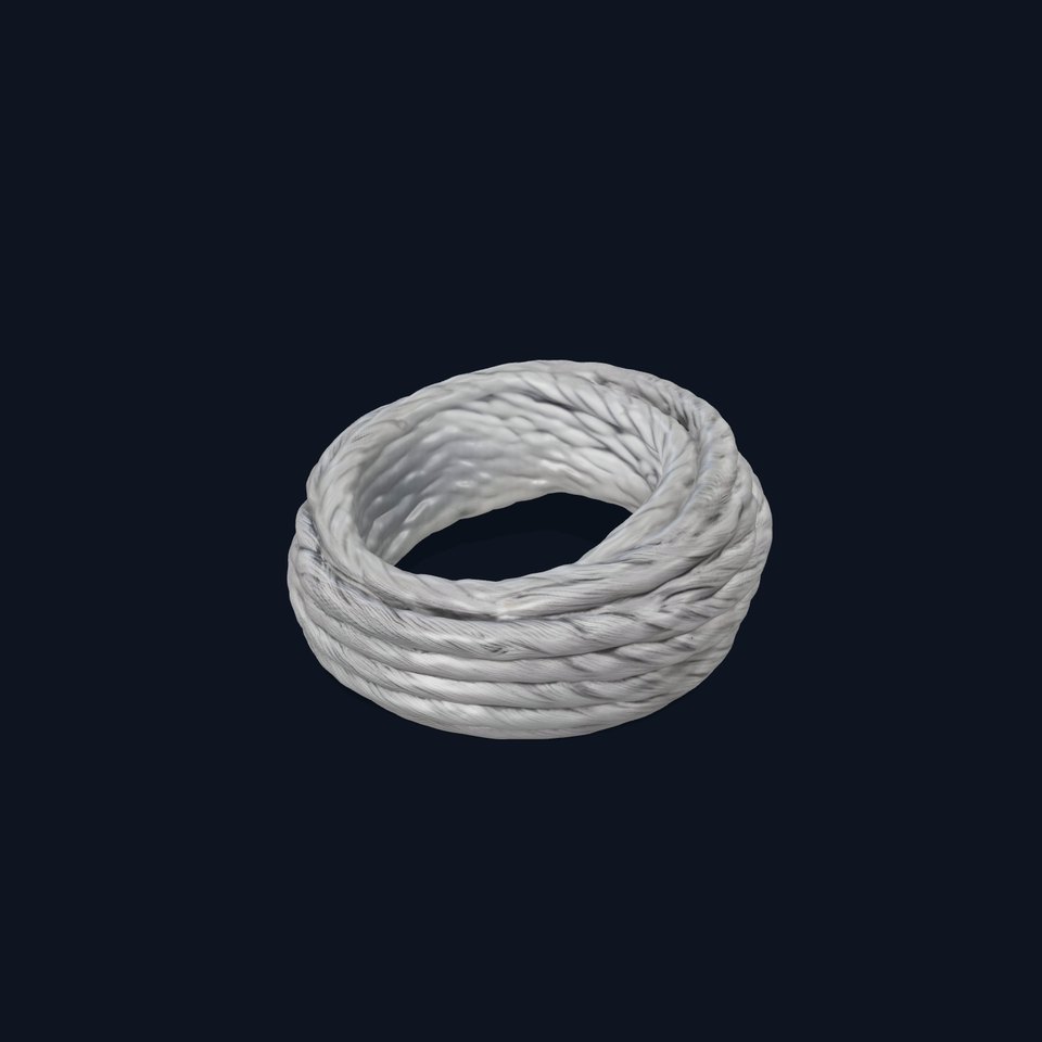 Twisted Steel Cable Model Pack for Industrial and Architectural Design viewer poster