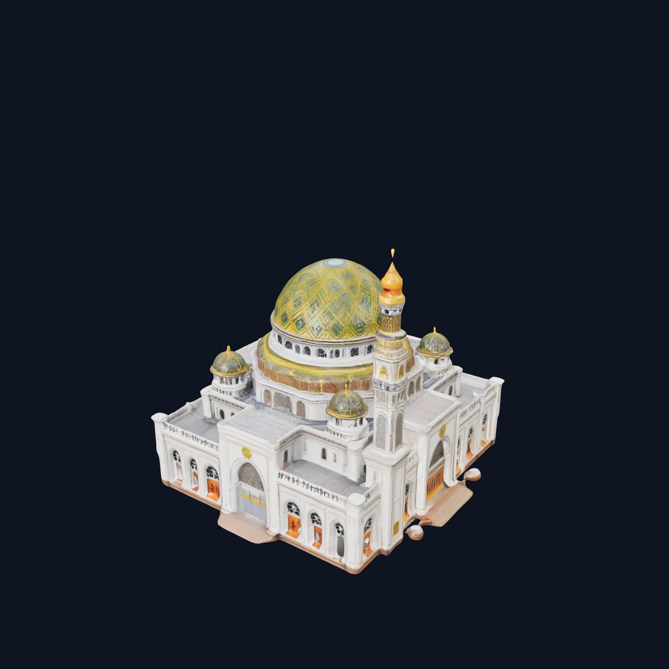 Ornate Mosque Architecture Model Pack viewer poster