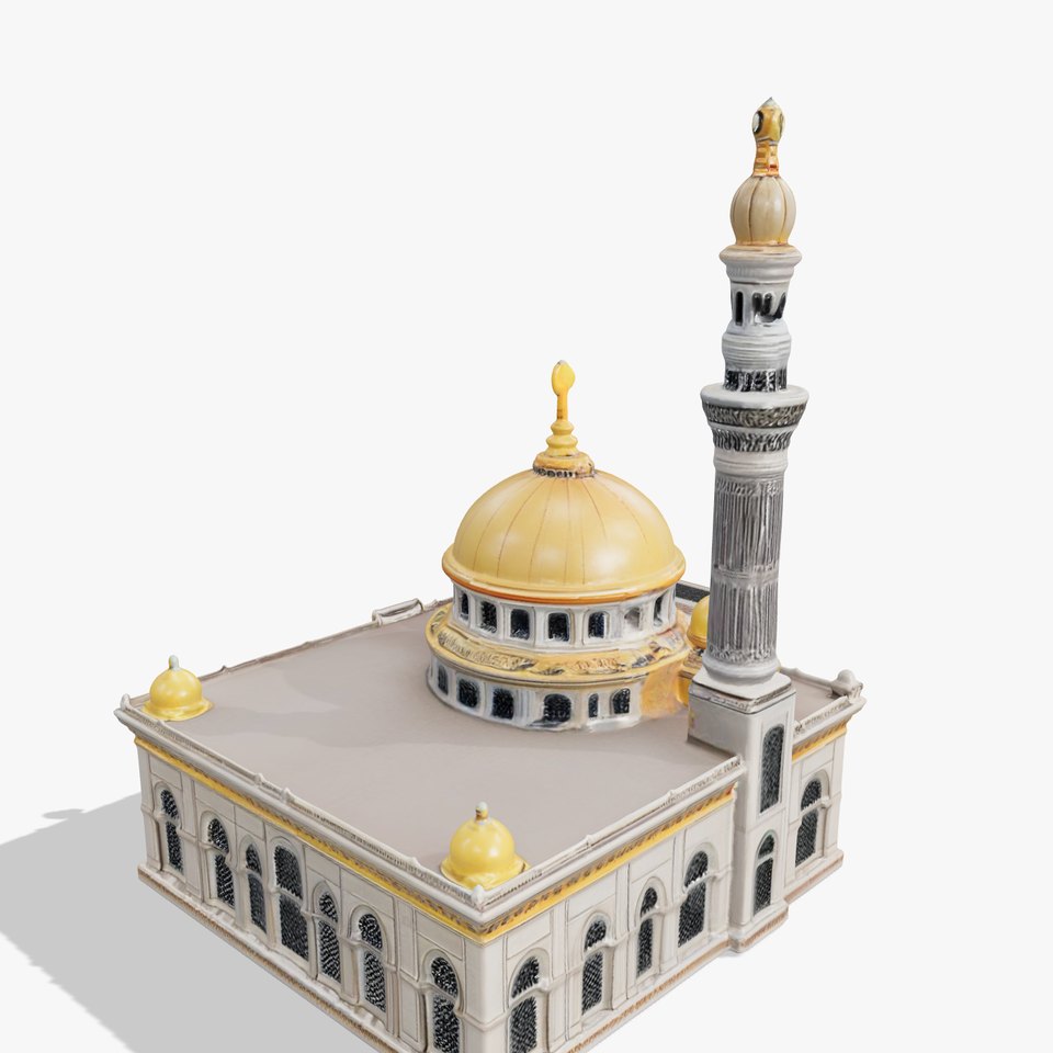 Ornate Mosque Architecture Model Pack viewer poster