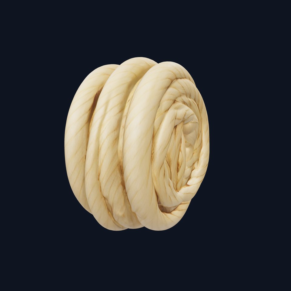 Rope Coil D Model Pack for Realistic Scenes viewer poster