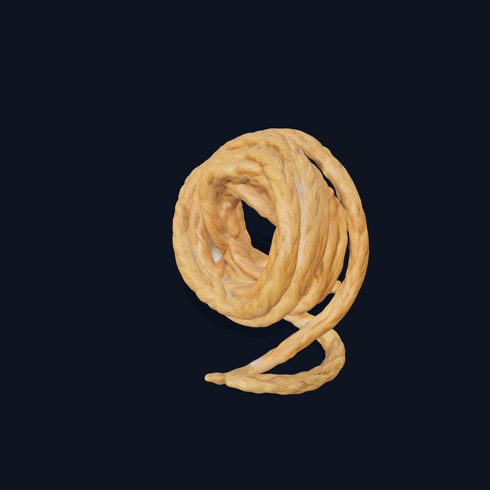 Realistic Rope Model Pack for D Rendering and Game Design viewer poster