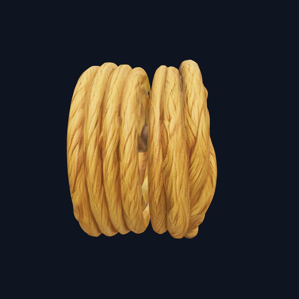 Realistic Rope Coil D Model Pack for Rendering and Animation viewer poster
