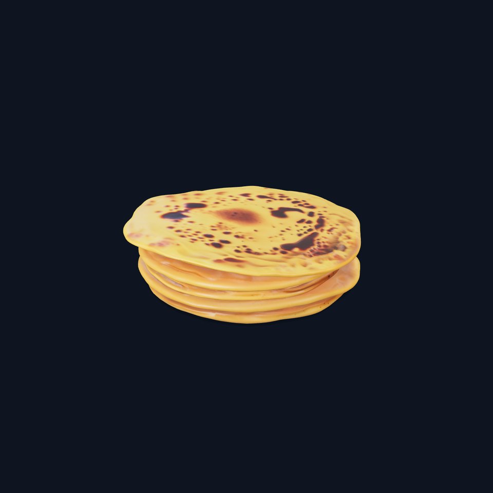 Pancake Stack D Model Pack viewer poster