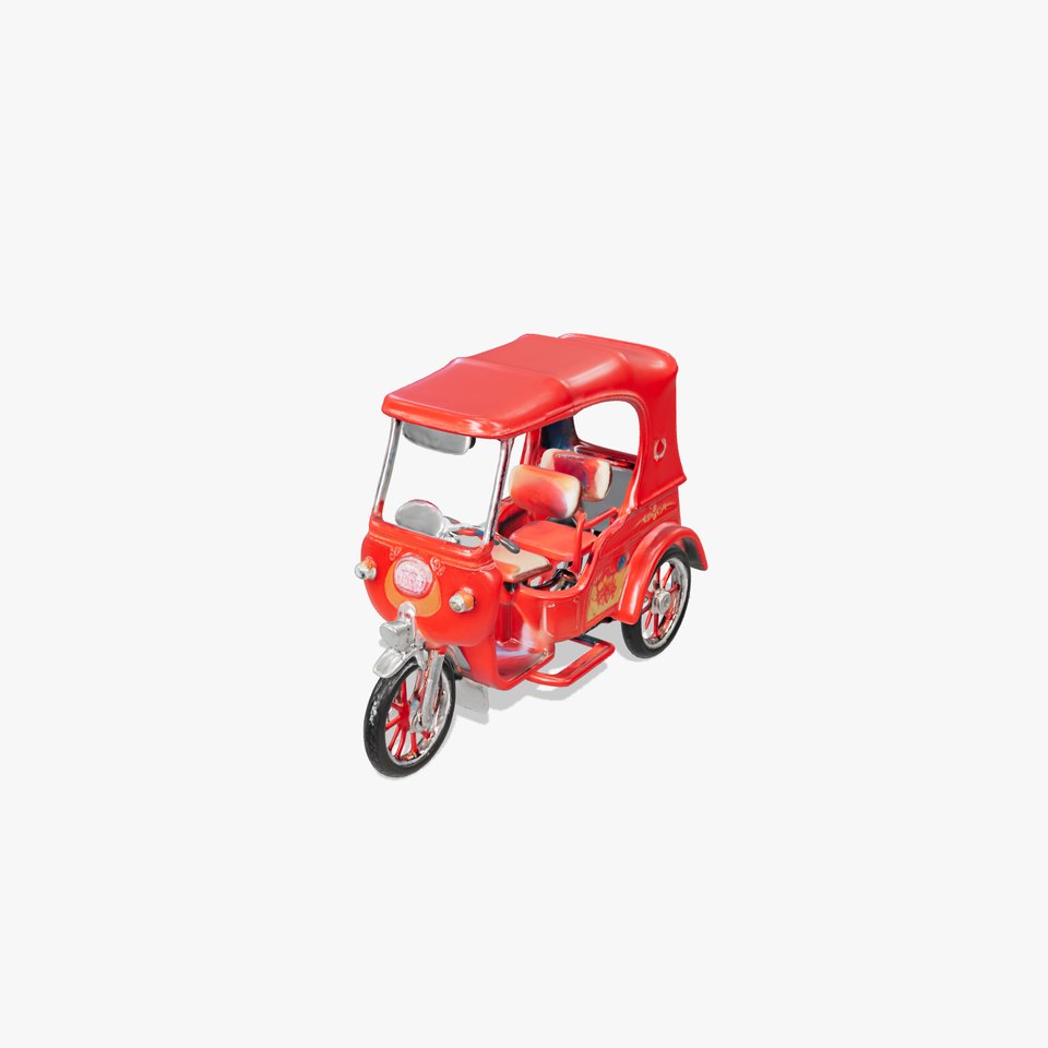 Traditional Rickshaw D Model Pack for Realistic Renders viewer poster