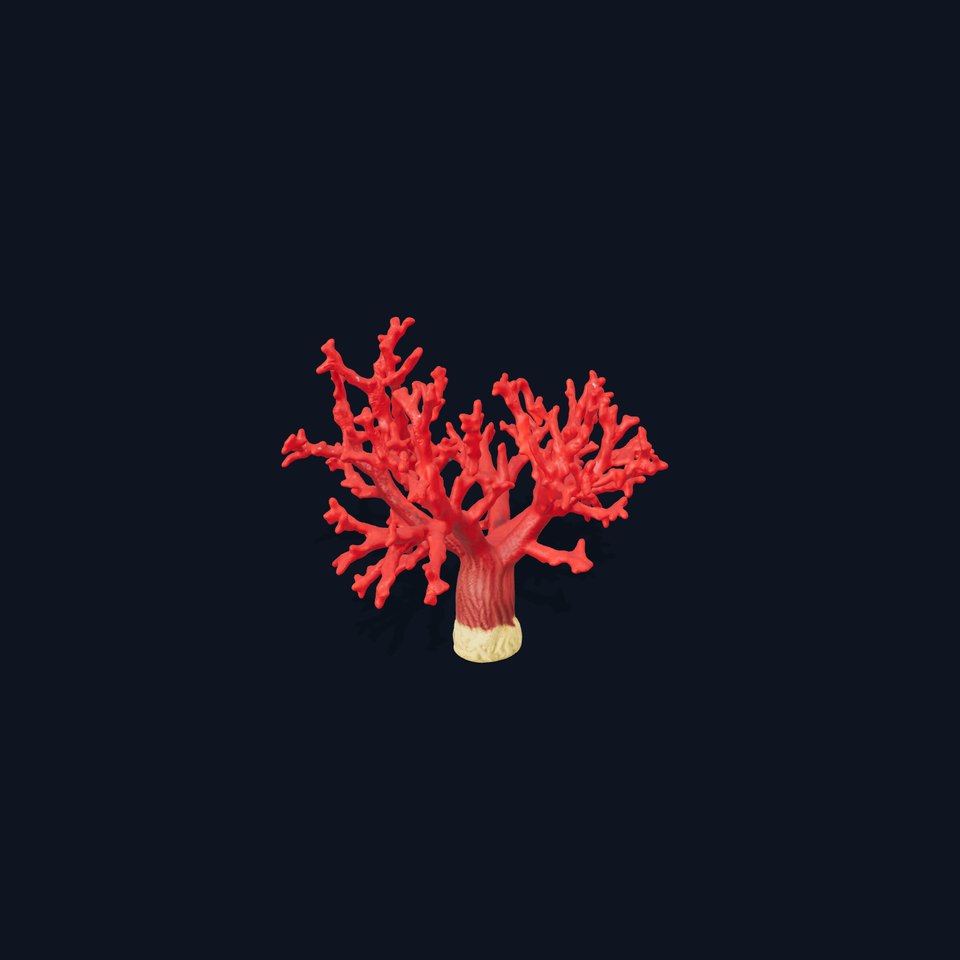Vibrant Red Coral Reef Model Pack viewer poster