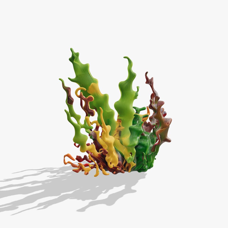 Colorful Seaweed Model Pack  High Detail D Render viewer poster