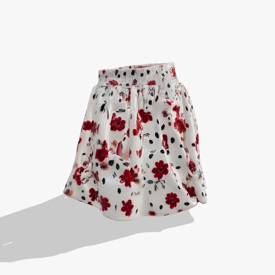 Floral Skirt Model Pack for D Artists and Designers viewer poster