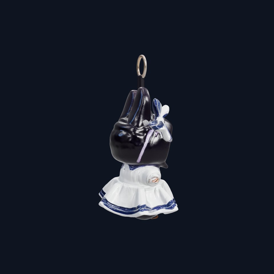 Cute Bunny Keychain Character Model Pack viewer poster