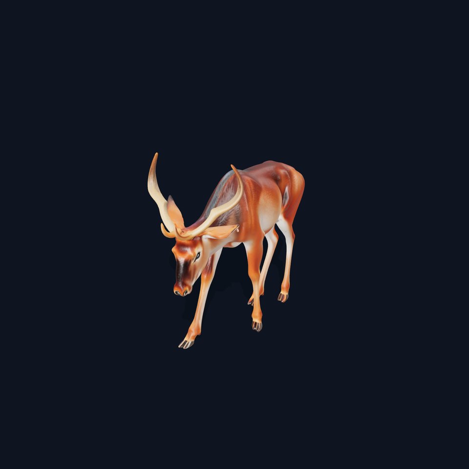 Elegant Buck Model Pack for Realistic Wildlife Scenes viewer poster