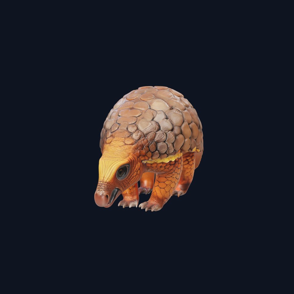 Realistic Pangolin D Model Pack for Animation and Rendering viewer poster