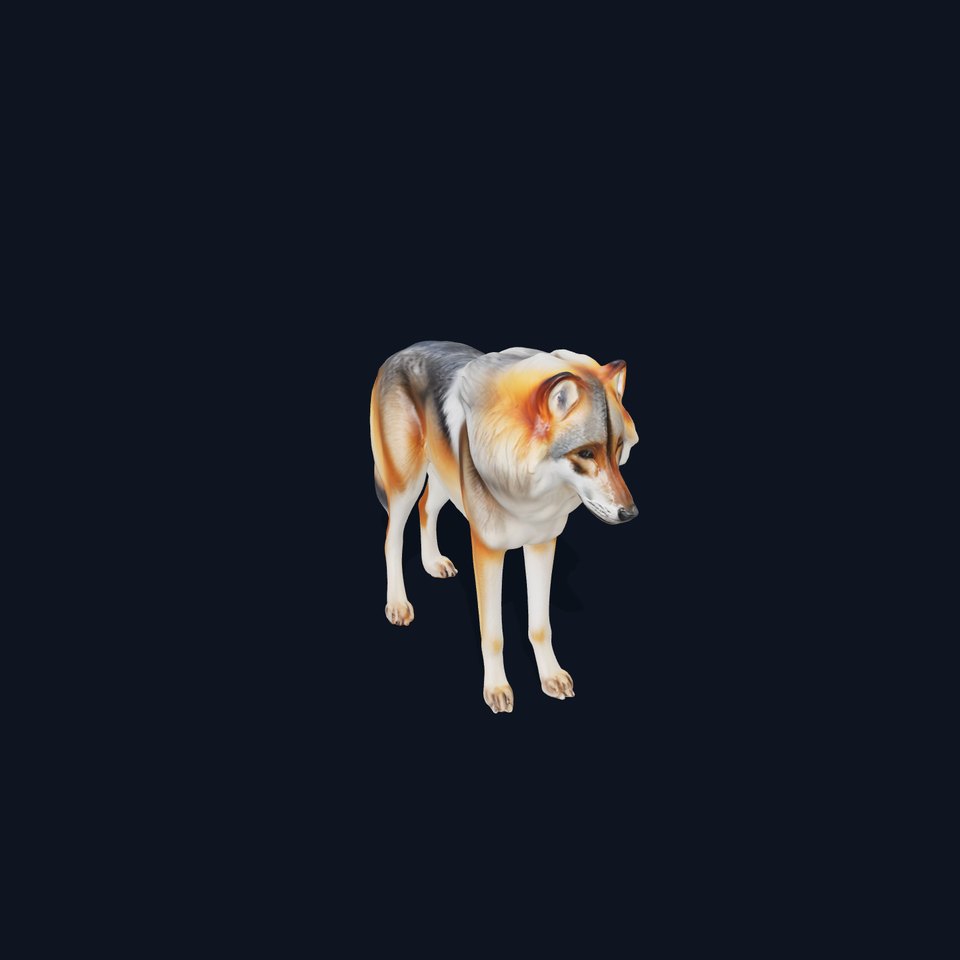 Realistic Wolf Model Pack for Animation and Games viewer poster