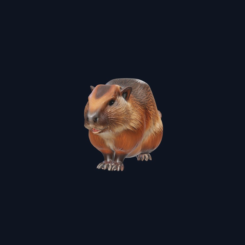 Beaver Model Pack with Detailed Fur Texture viewer poster