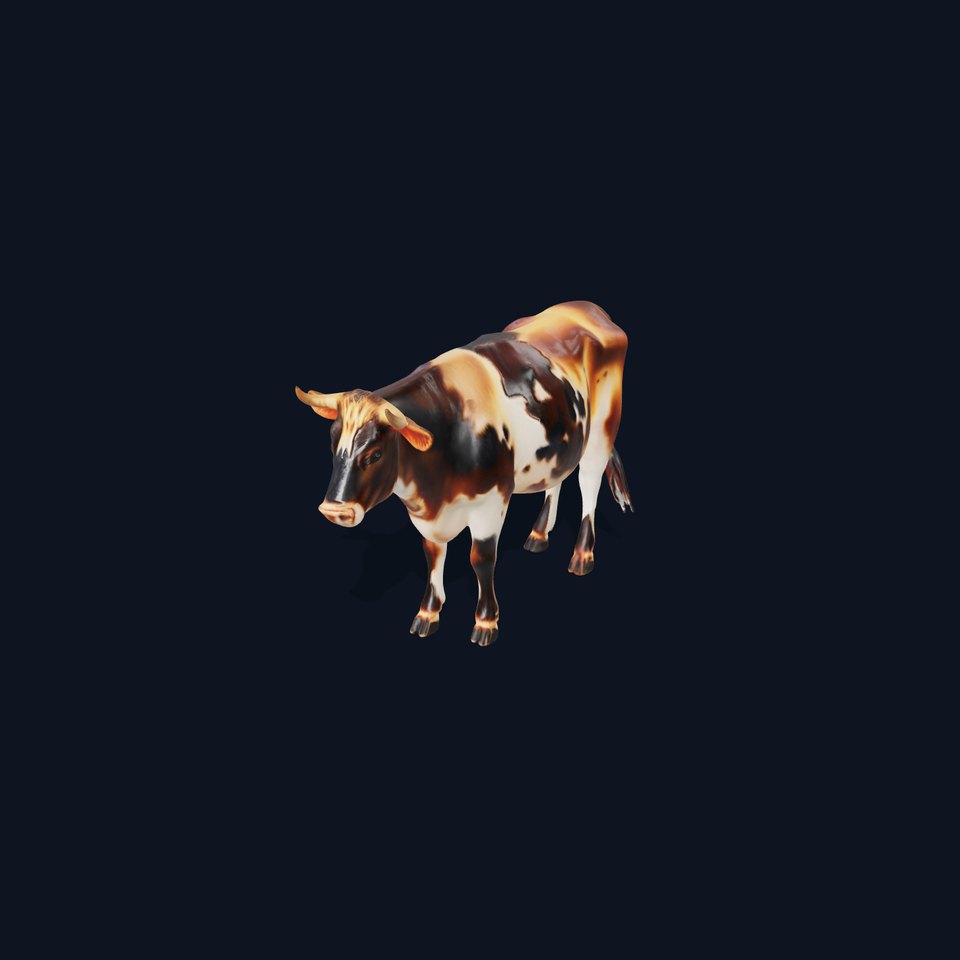 Holstein Cow Model Pack for Realistic Rendering viewer poster
