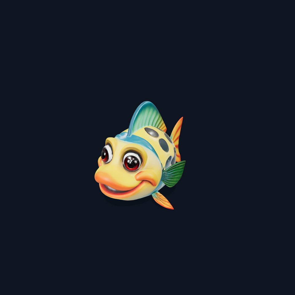 Cartoon Fish Character Model Pack