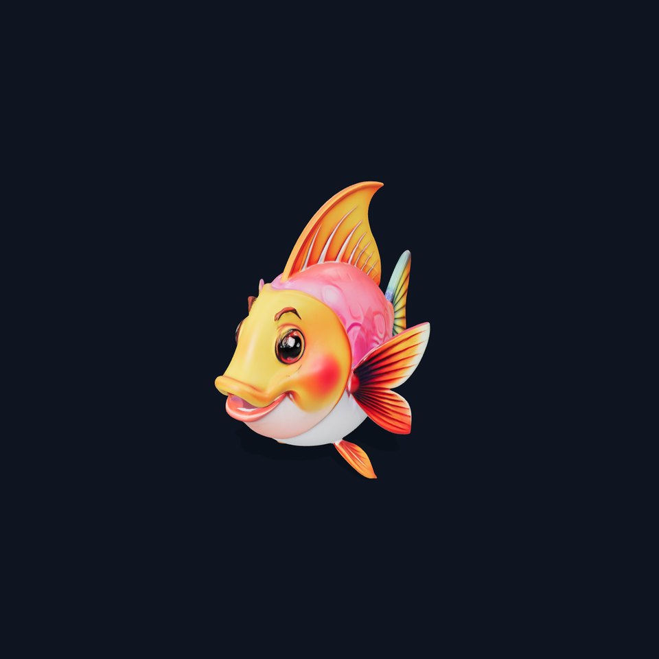 Cartoon Fish Character Model Pack viewer poster