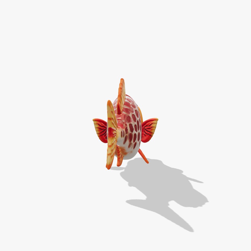Cartoon Fish Character D Model Pack viewer poster