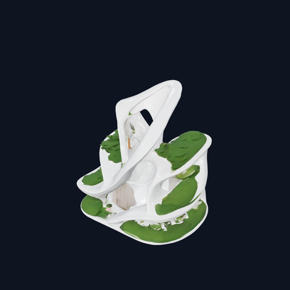 Futuristic Architectural Building D Model Pack