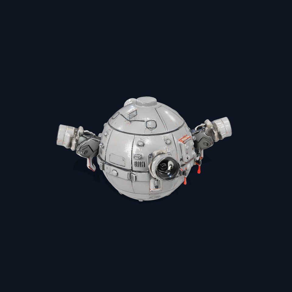 Robotic Surveillance Sphere model pack