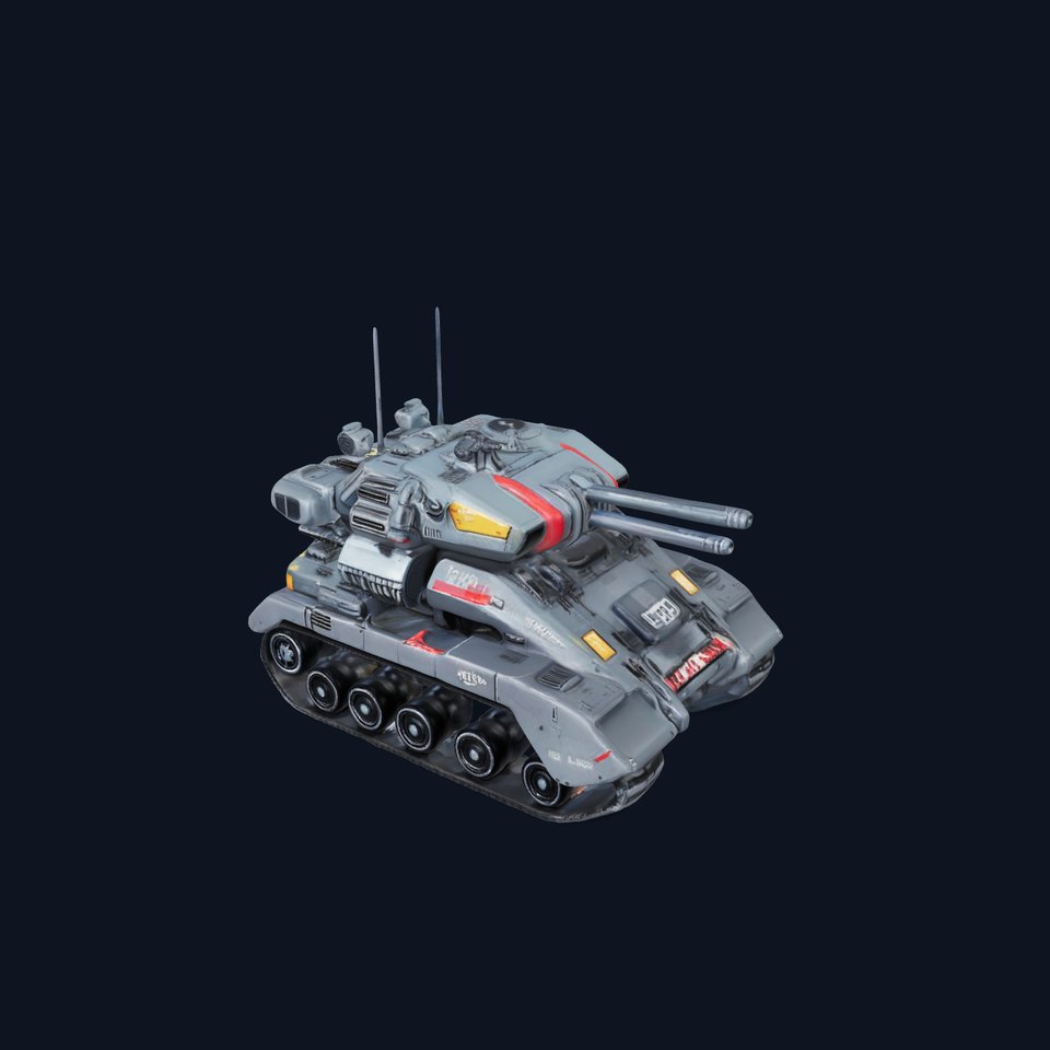 Futuristic Tank Model Pack with HighDetail Design viewer poster