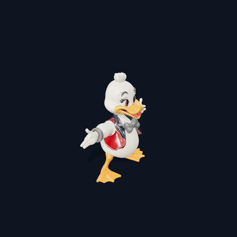 Charming Duck Character Model Rigged and Animated viewer poster