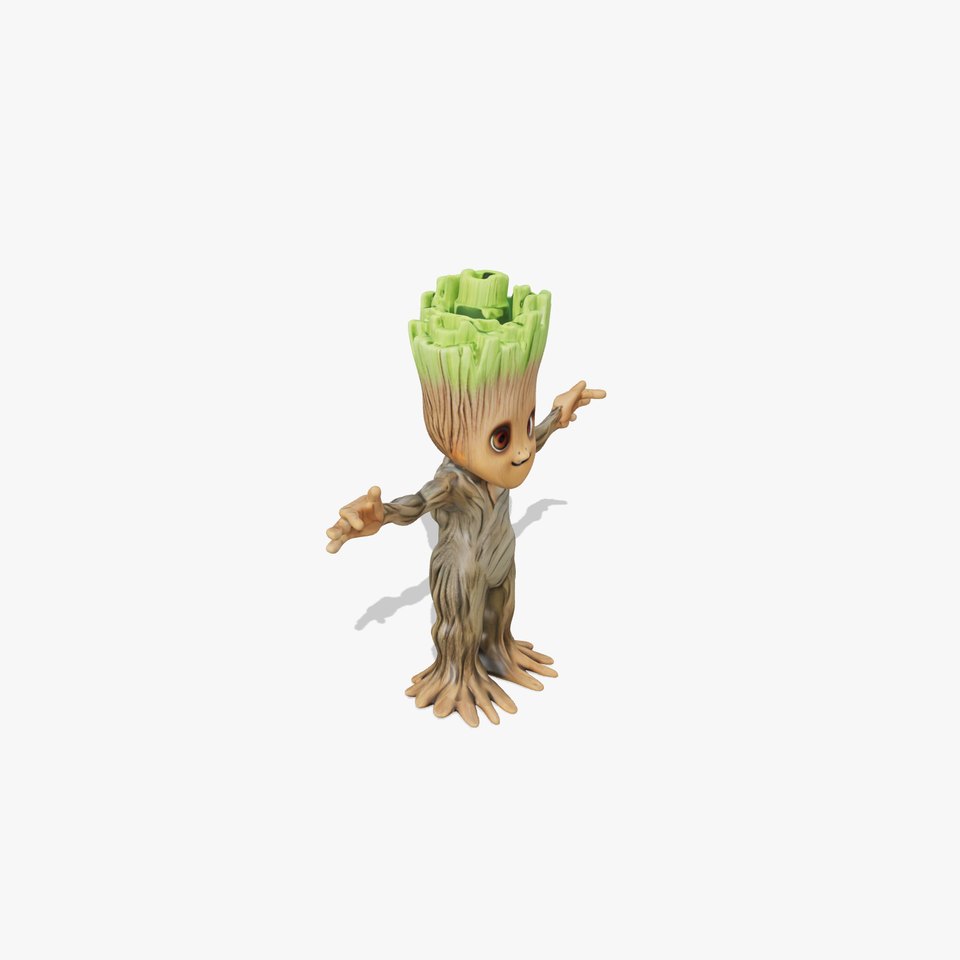 Tree Creature Rigged and Animated D Model  Compatible with Mixamo viewer poster