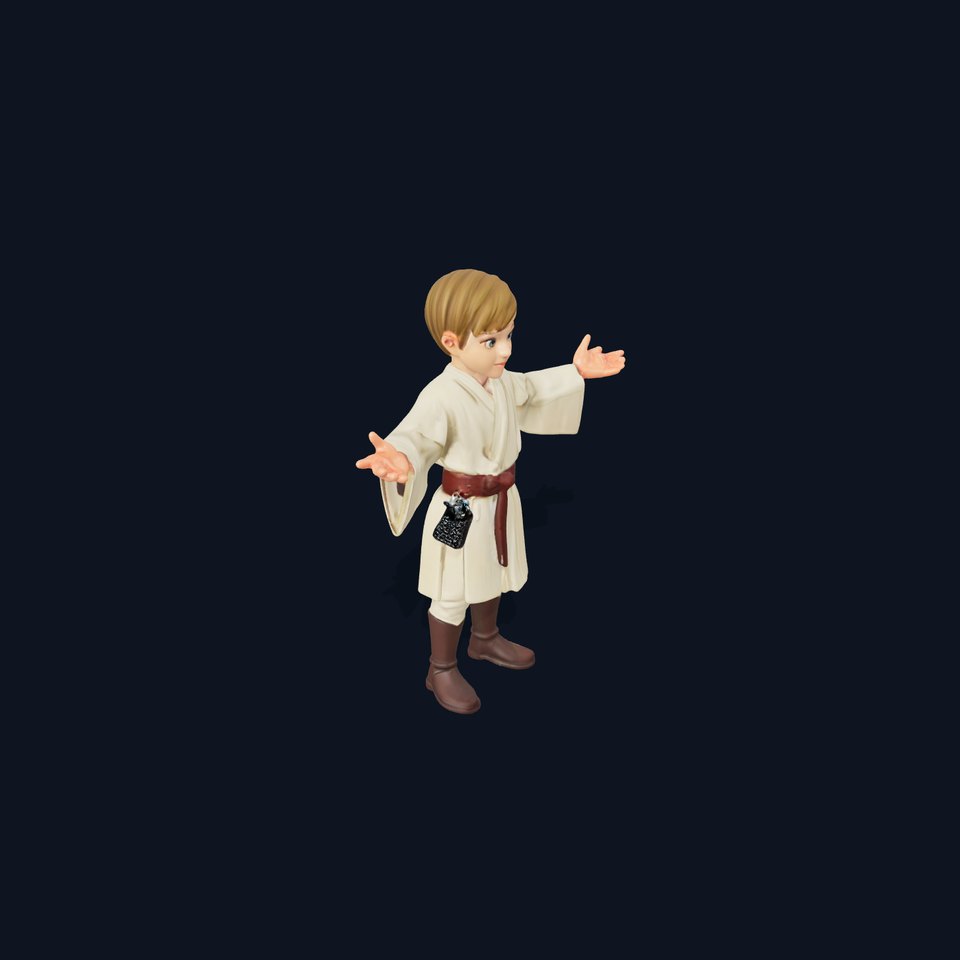 Young Apprentice Character Rigged and Animated in Robe Outfit viewer poster