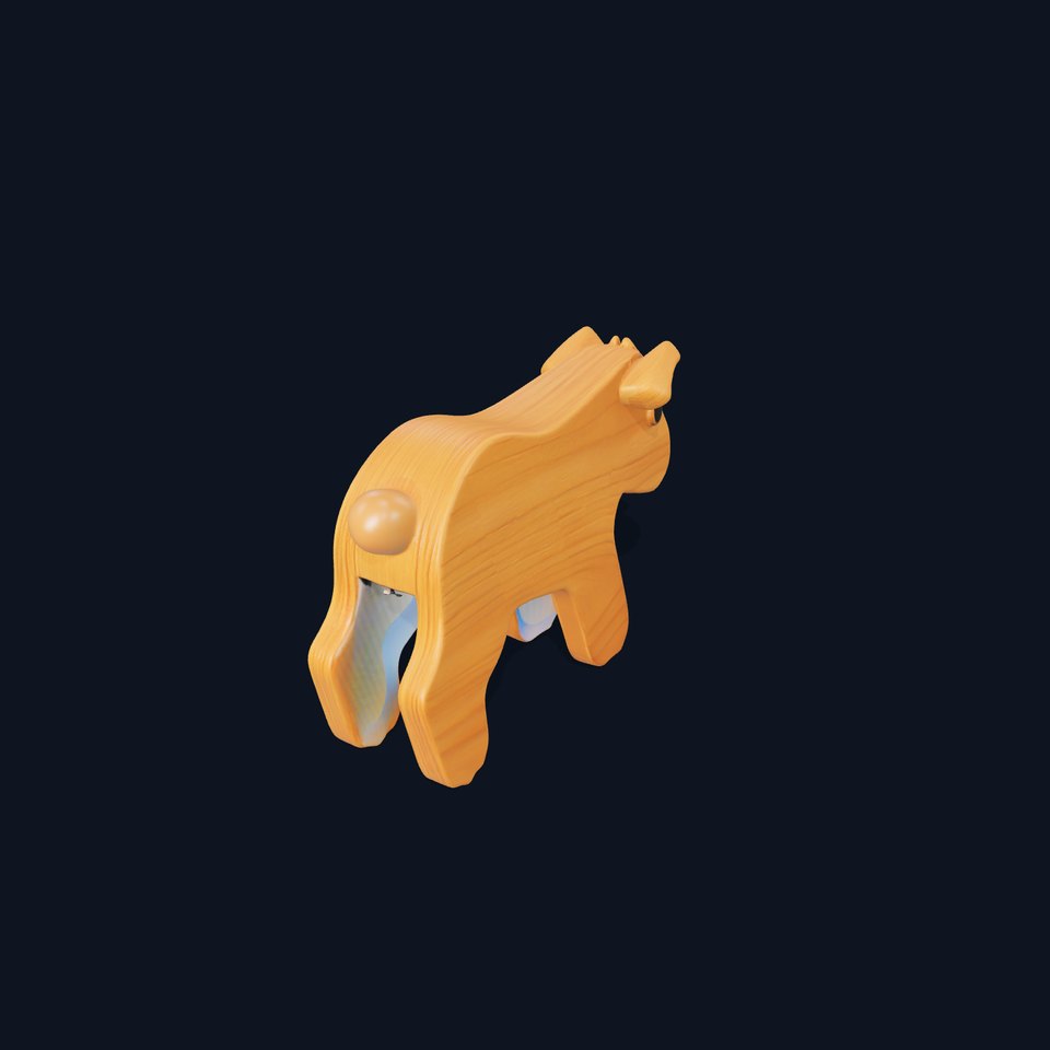 Wooden Toy Animal Model Pack viewer poster