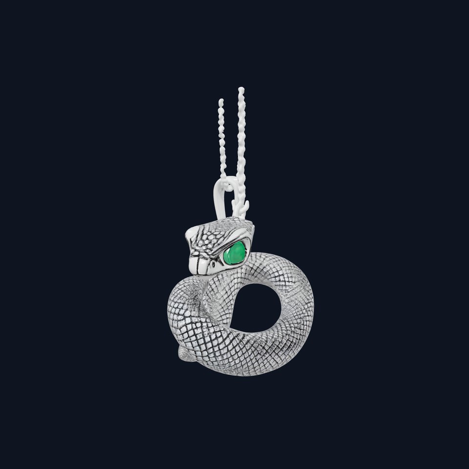 Snake Pendant with Chain Model Pack viewer poster