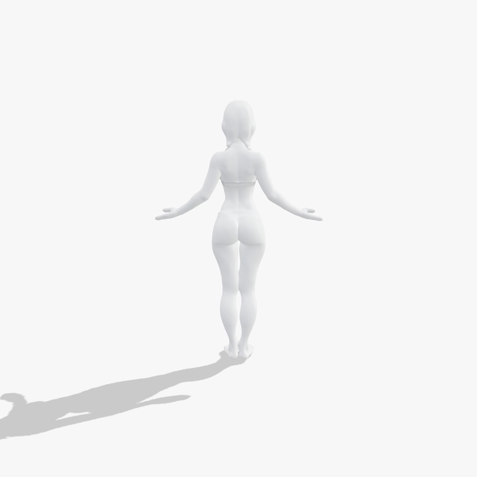 Animated Female Character Model Rigged and Animated for D Applications viewer poster