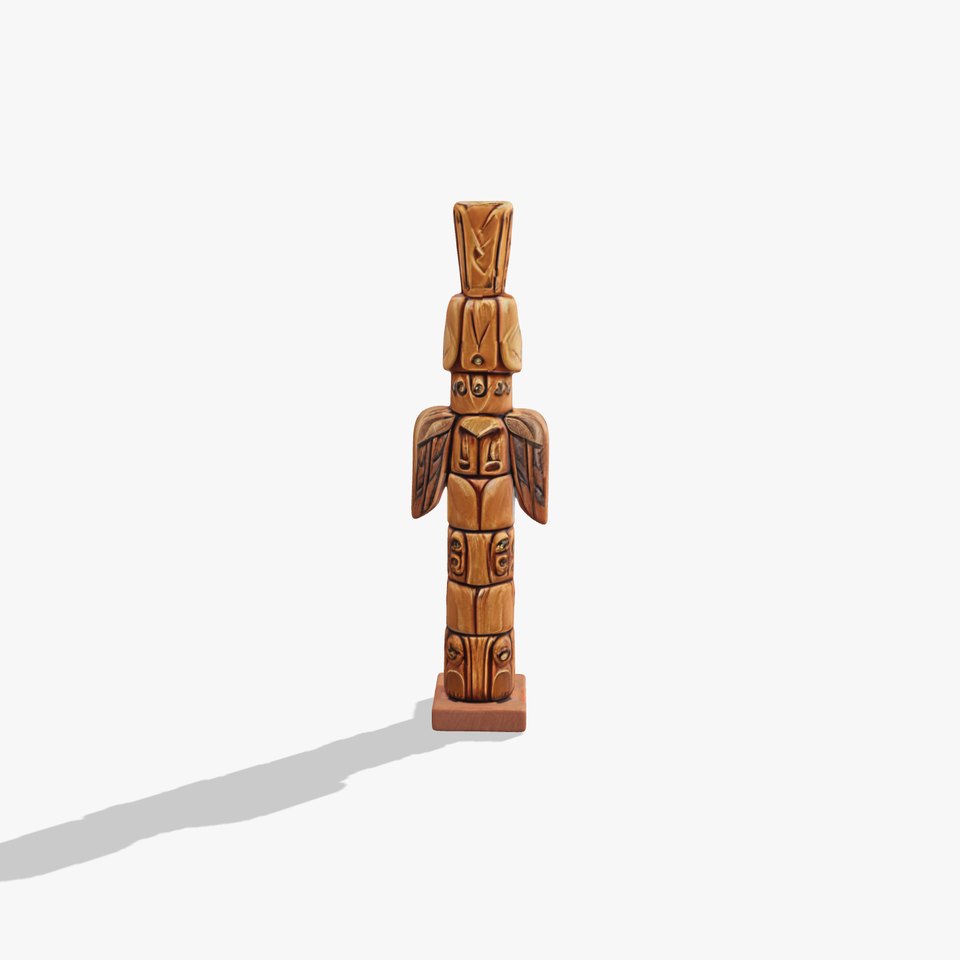 Intricate Totem Pole Model Pack viewer poster