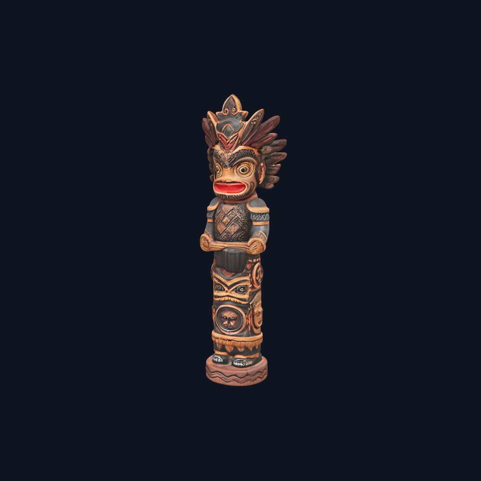 Tribal Totem Statue Model Pack viewer poster
