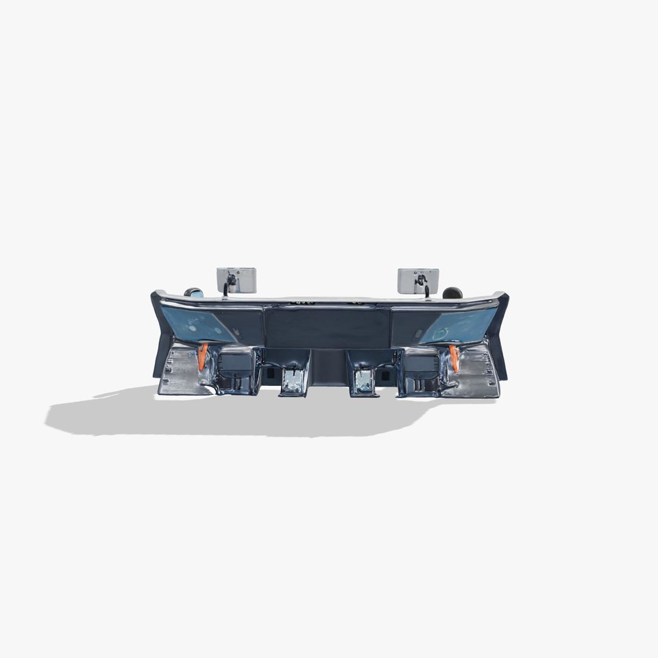 Futuristic Control Room Console model pack viewer poster