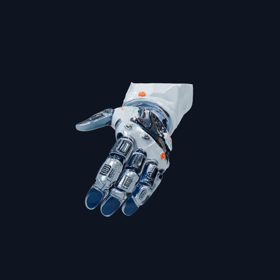 Futuristic Robotic Hand Model Pack viewer poster
