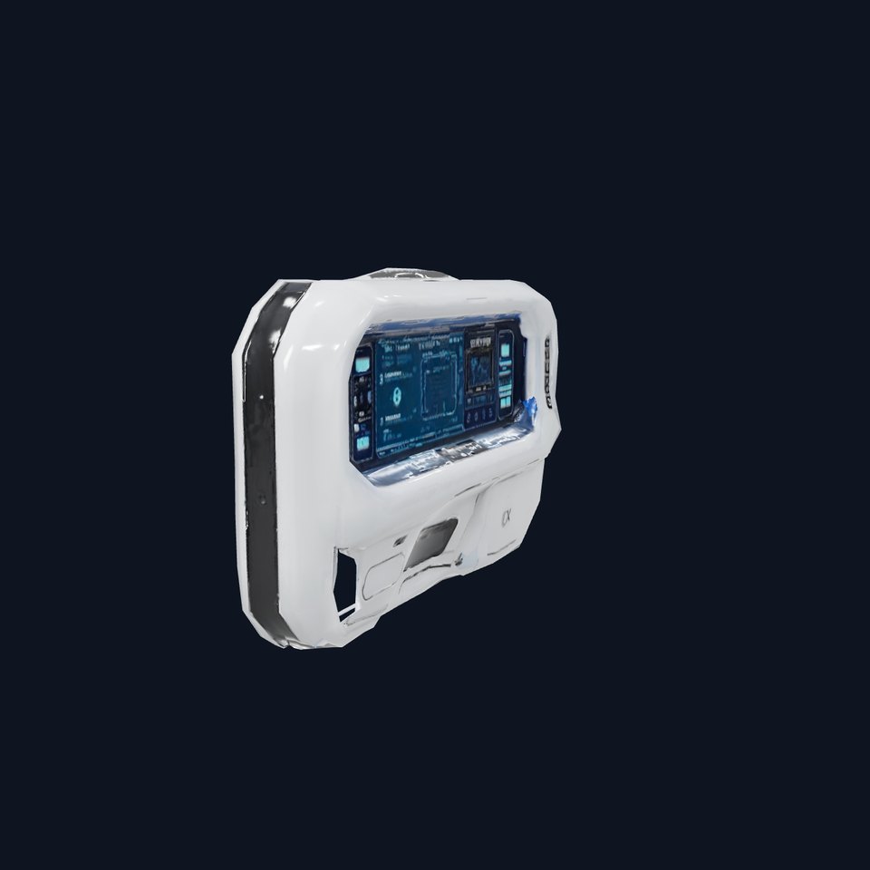 Futuristic Control Panel Model Pack viewer poster