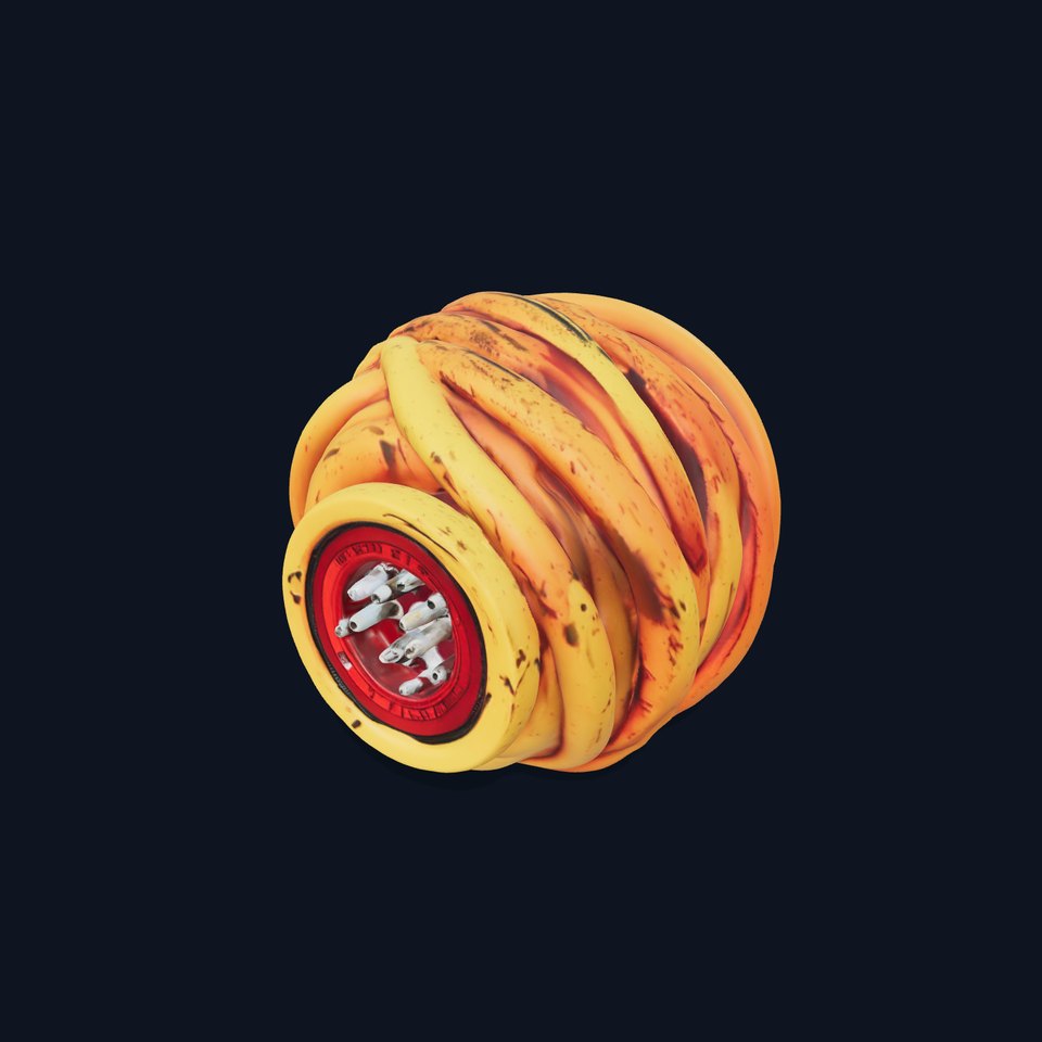 Coiled Industrial Cable Connector model pack viewer poster