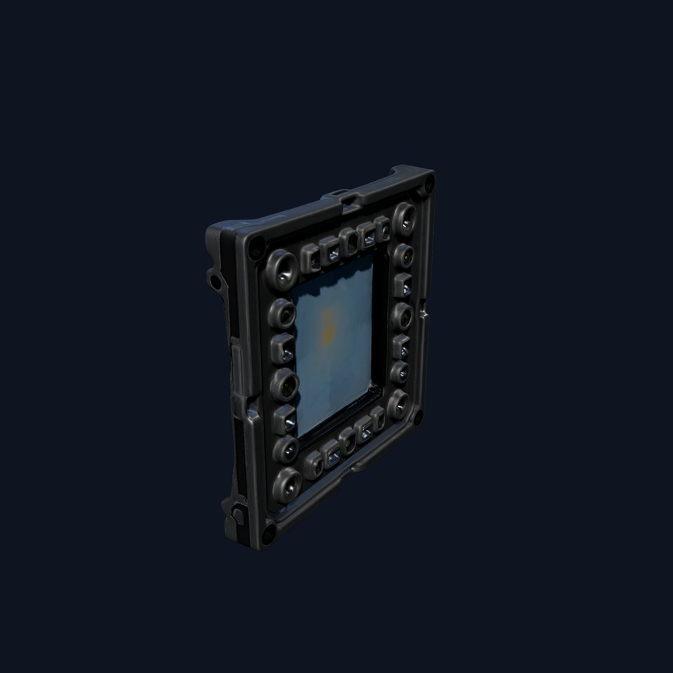 Industrial LED Light Panel model pack viewer poster