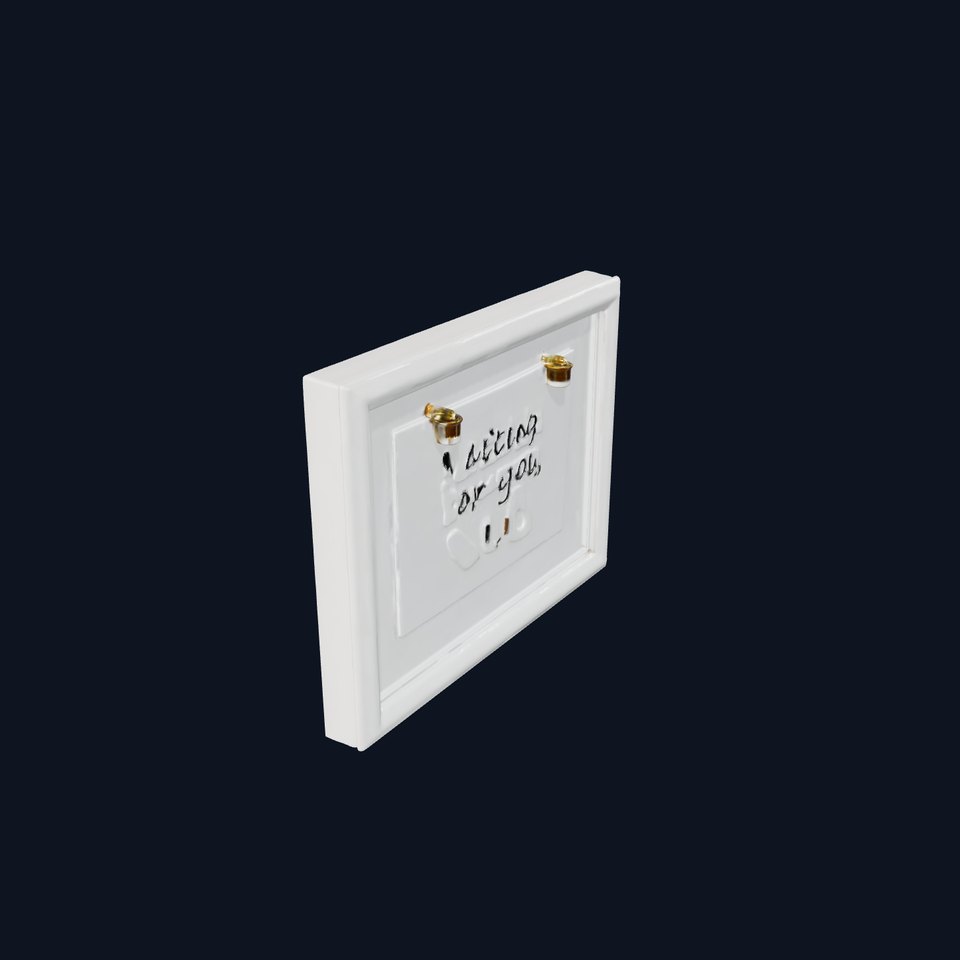 Modern White Frame Model Pack with Clip  Poster Detail viewer poster