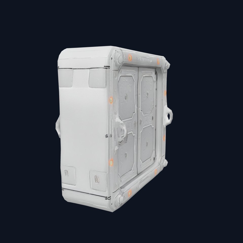 SciFi Vault Door Model Pack with Red LED Lights viewer poster