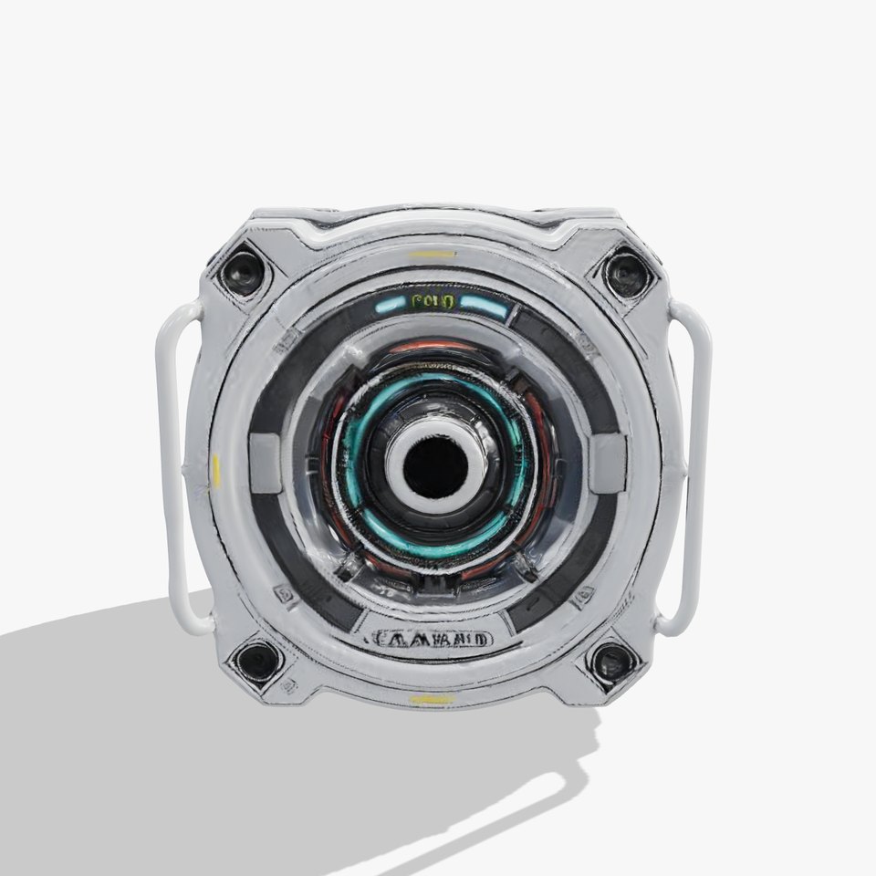 Futuristic Console Device Model Pack viewer poster