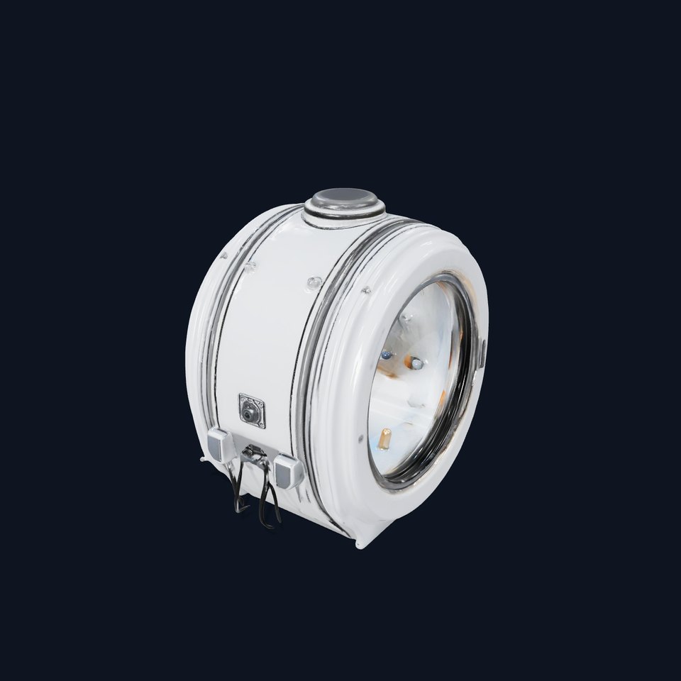 Futuristic Capsule Interior Model Pack viewer poster