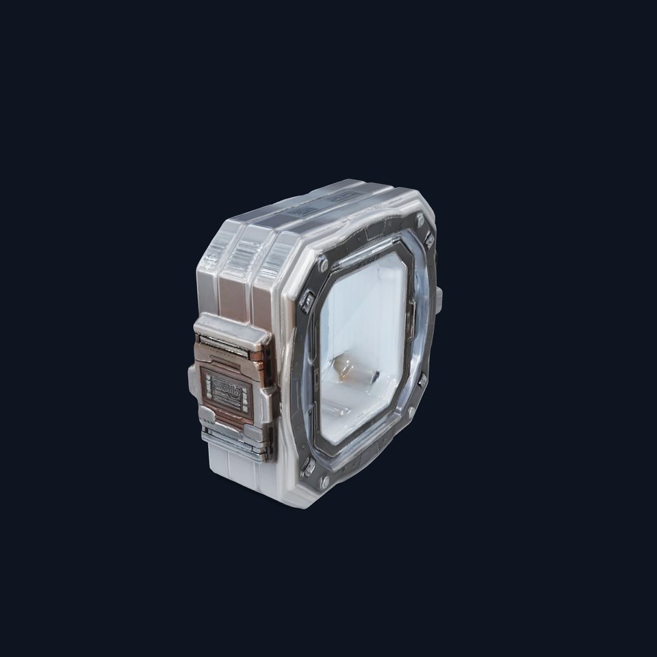 Futuristic SciFi Portal model pack with LED Accents