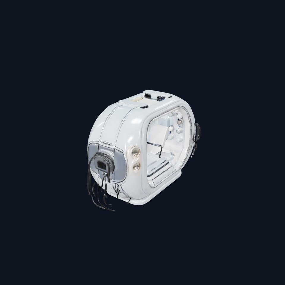 Futuristic Medical Chamber Model Pack viewer poster