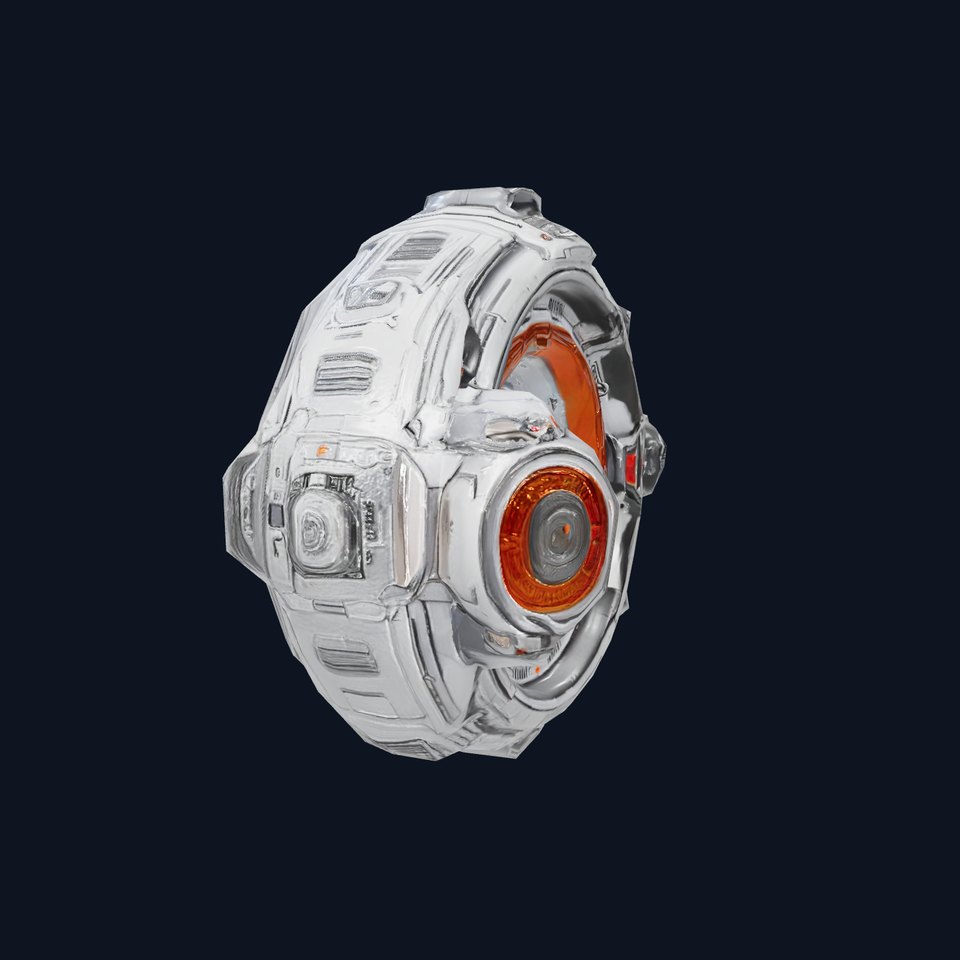 Futuristic Energy Core Model Pack with Glowing Elements viewer poster