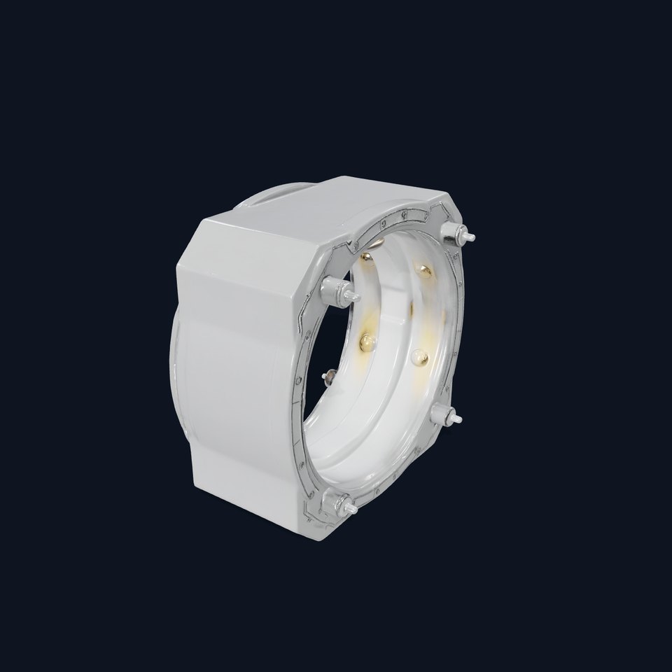 Futuristic Portal Ring Model Pack with LED Lights