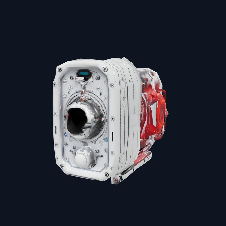 Futuristic Generator Model Pack with Detailed Machinery Elements viewer poster